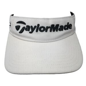 TaylorMade SLDR Tour Preferred Strapback Visor Hat White One Size Outdoor